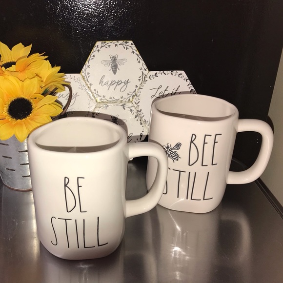 Rae Dunn Bee Still & Bee Still 🐝 Mugs (2 Mugs) - Picture 4 of 8